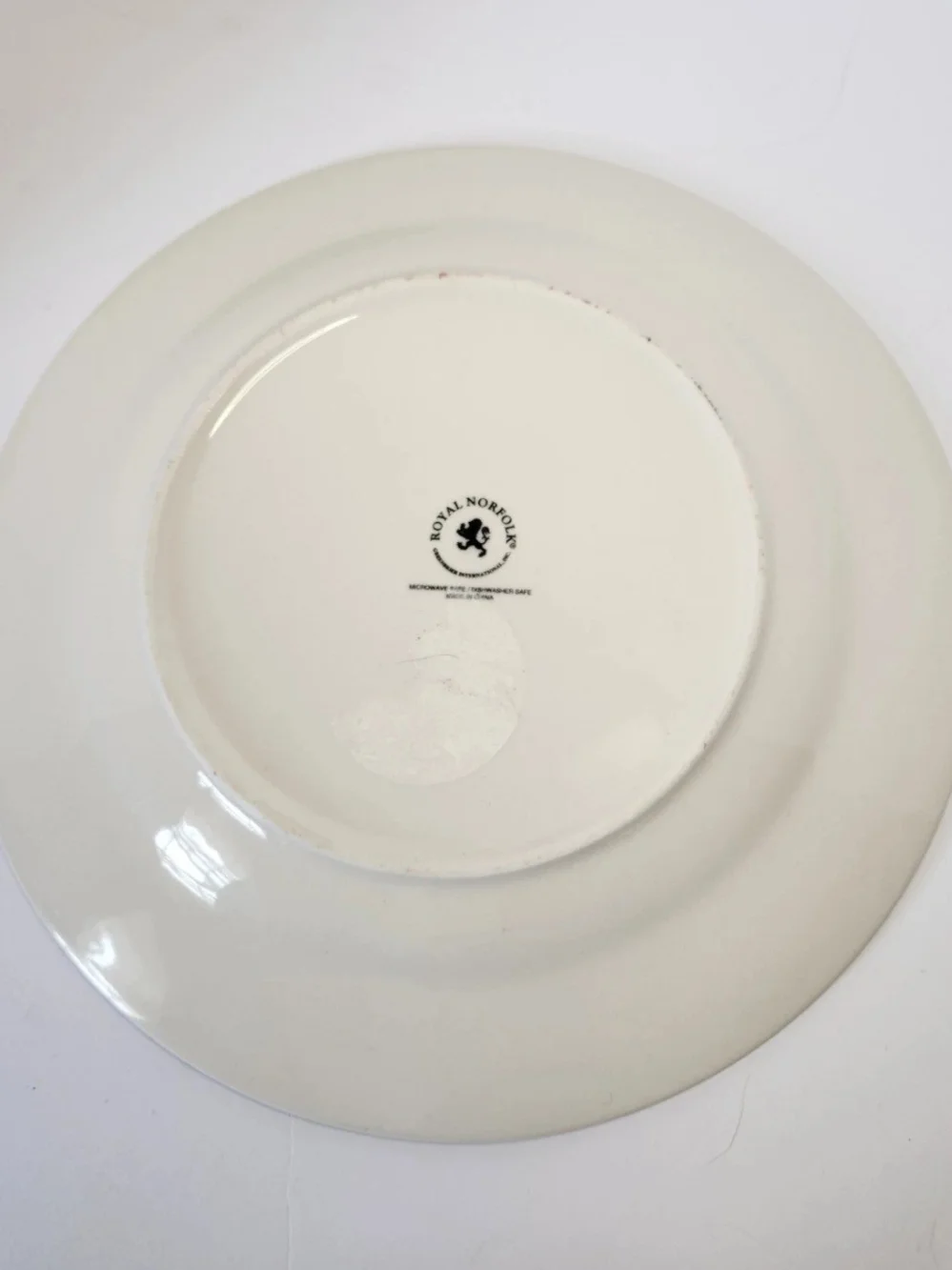 Royal Norfolk Green Pine Tree Dinner Plate